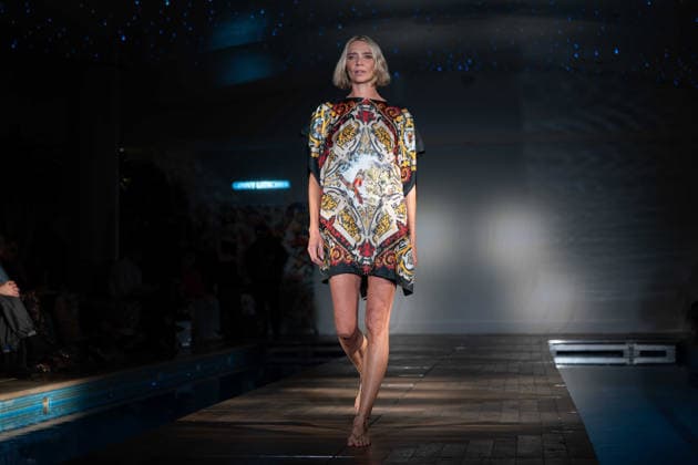 Ginny Litscher Catwalk Show 2026 Jodie Kidd walks the runway at the Ginny Litscher Catwalk Show 2026 at The Haymarket Hotel on September 18, 2026 in London, England., Credit:Lounis Tiar Avalon United Kingtom, London, Haymarket Hotel  Copyright: xLounisxTiarx xAvalonx 1136247621
