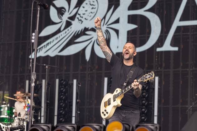 September 18, 2026, Chicago, Illinois, USA: ANTHONY RANERI of Bayside during Riot Fest Music Festival in Chicago, Illinois Chicago USA  - ZUMAs135 20260918_zap_s135_092 Copyright: xDanielxDeSloverx