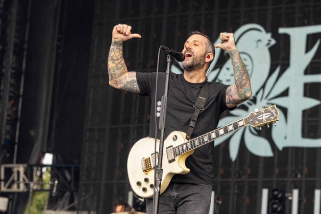 September 18, 2026, Chicago, Illinois, USA: ANTHONY RANERI of Bayside during Riot Fest Music Festival in Chicago, Illinois Chicago USA  - ZUMAs135 20260918_zap_s135_089 Copyright: xDanielxDeSloverx
