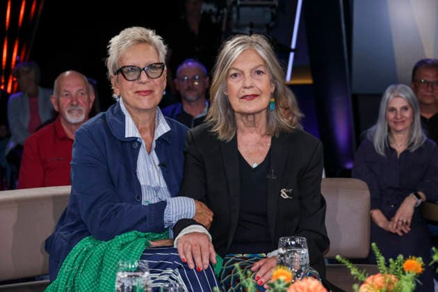 ABB TALK SHOW: Doris Doerrie with Angela Winkler, director, as a guest on the NDR talk show, broadcast from the NDR 3 studio on Friday, September 18, 2026, in Hamburg, Germany