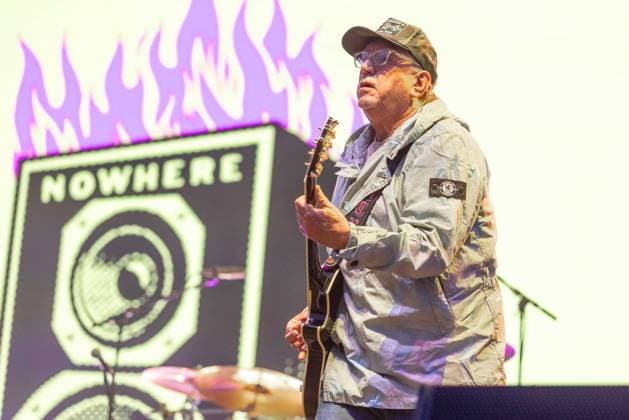 September 18, 2026, Chicago, Illinois, USA: STEVE JONES of English punk rock bad the Sex Pistols during Riot Fest Music Festival in Chicago, Illinois Chicago USA  - ZUMAs135 20260918_zap_s135_166 Copyright: xDanielxDeSloverx