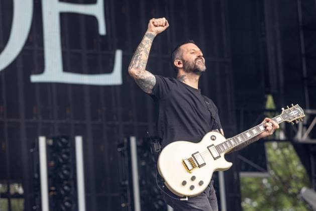 September 18, 2026, Chicago, Illinois, USA: ANTHONY RANERI of Bayside during Riot Fest Music Festival in Chicago, Illinois Chicago USA  - ZUMAs135 20260918_zap_s135_094 Copyright: xDanielxDeSloverx