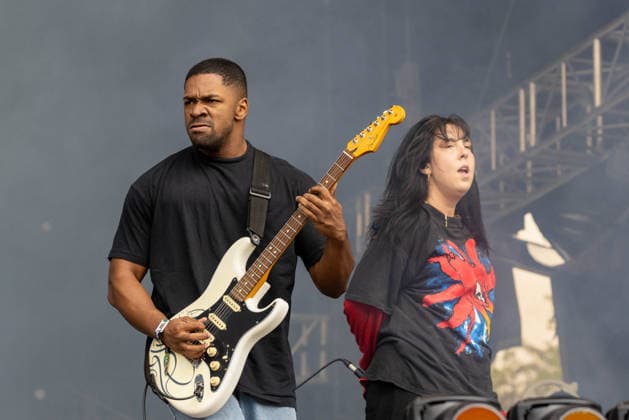 September 18, 2026, Chicago, Illinois, USA: JONATHAN LHAUBOUET and MARISA SHIRAR of Fleshwater during Riot Fest Music Festival in Chicago, Illinois Chicago USA  - ZUMAs135 20260918_zap_s135_033 Copyright: xDanielxDeSloverx