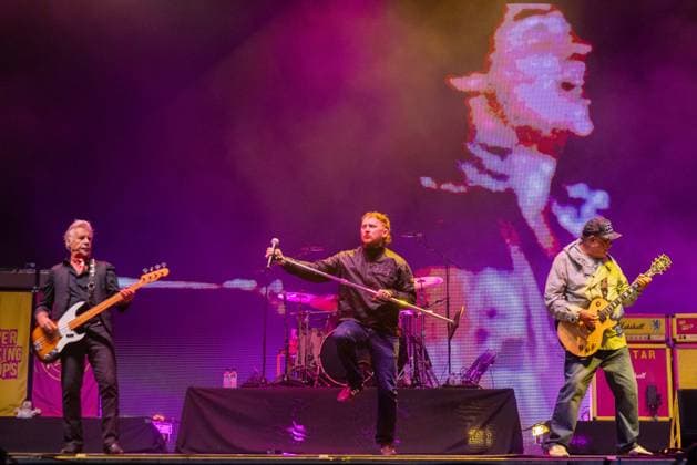 September 18, 2026, Chicago, Illinois, USA: GLEN MATLOCK, FRANK CARTER and STEVE JONES of English punk rock bad the Sex Pistols during Riot Fest Music Festival in Chicago, Illinois Chicago USA  - ZUMAs135 20260918_zap_s135_014 Copyright: xDanielxDeSloverx