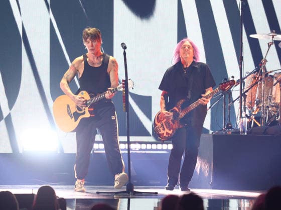 The Goo Goo Dolls perform on stage during the iHeartRadio Music Festival Concerts at T-Mobile Arena in Las Vegas, Nevada on Friday, September 18, 2026s.  LAV20260918014 JAMESxATOA
