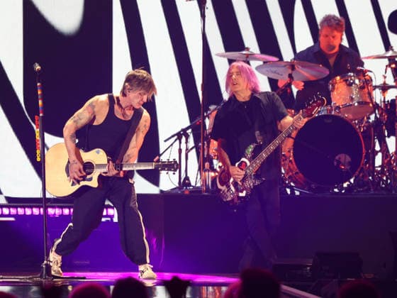 The Goo Goo Dolls perform on stage during the iHeartRadio Music Festival Concerts at T-Mobile Arena in Las Vegas, Nevada on Friday, September 18, 2026s.  LAV20260918015 JAMESxATOA