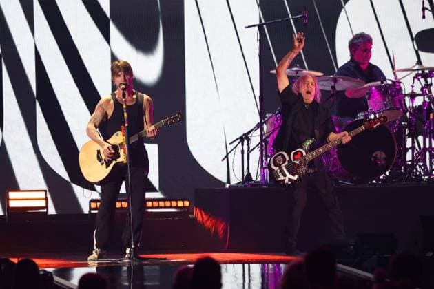 The Goo Goo Dolls inside for iHeartRadio Music Festival Presented by Capital One 2026 - FRI, T-Mobile Arena, Las Vegas, NV, September 18, 2026. Photo By: JA Everett Collection iHeartRadio Music Festival Presented by Capital One 2026 - FRI PUBLICATIONXNOTxINxCANxCHNxFRAxITAxJPNxNORxPOLxRUSxESPxUKxUSA