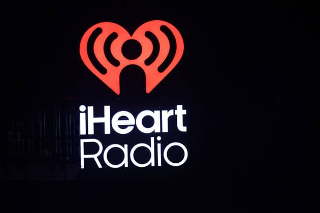 A view of the iHeart Radio logo on stage during the iHeartRadio Music Festival Concerts at T-Mobile Arena in Las Vegas, Nevada on Friday, September 18, 2026s.  LAV20260918042 JAMESxATOA