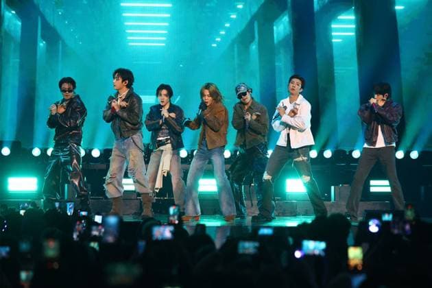 BTS inside for iHeartRadio Music Festival Presented by Capital One 2026 - FRI, T-Mobile Arena, Las Vegas, NV, September 18, 2026. Photo By: JA Everett Collection iHeartRadio Music Festival Presented by Capital One 2026 - FRI PUBLICATIONXNOTxINxCANxCHNxFRAxITAxJPNxNORxPOLxRUSxESPxUKxUSA