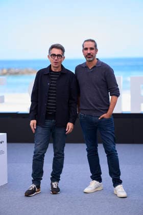 September 19, 2026, Madrid, Madrid, Spain: Berto Romero, Javier Ruiz Caldera attended 5 minutos mas Photocall during 74th San Sebastian International Film Festival at Kursaal Palace on September 19, 2026 in Donostia San Sebastian, Spain Madrid Spain - ZUMAg15_ 20260919_zaf_g15_133 Copyright: xJackxAbuinx
