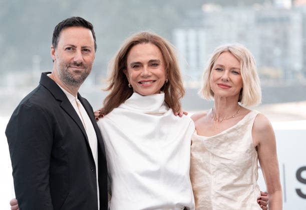 Ben Shirinian, Naomi Watts, Lena Olin — The Housewife photocall during the 74th San Sebastián International Film Festival (SSIFF) at the Kursaal Palace Terrace on September 19, 2026  Copyright: xLALOxYASKYx xBESTIMAGExLALOxYASKYx xBESTIMAGEx