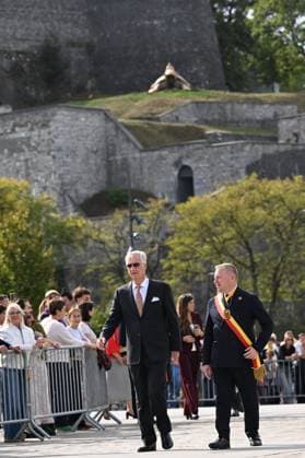 King Philippe is taking part in the Fêtes de Wallonie NAMUR, BELGIUM - SEPTEMBER 19 : King Philippe is taking part in the Fêtes de Wallonie, at which Flanders is, for the first time, the guest of honour (meeting the public, visiting the stalls, watching folk groups and attending the official Fêtes de Wallonie ceremony at the Théâtre Royal in Namur) on September 19, 2026 in Namur, Belgium, 19 09 2026 Namur Belgium  Copyright: xDidierxLebrunx