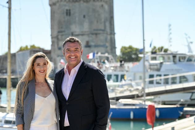 La Rochelle TV Fiction Festival 2026 Photocall September 19, 28th La Rochelle TV Fiction Festival 28th edition of the La Rochelle TV Fiction Festival Photocall for Triple je Arnaud Ducret and his wife Claire Francisci 459780 September 19, 2026 France  Copyright: xBarbaraxNeymanx xStarfacex STAR_459780_261