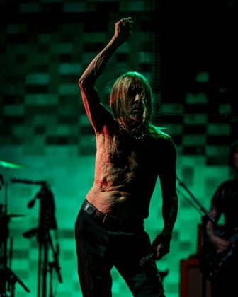 September 18, 2026, Chicago, Illinois, USA: IGGY POP poses on stage as the 79 year old punk rocker performs for thousands in attendance at ChicagoÃ¢â‚¬â ¢s Riot Fest Ã¢â‚¬Ëœ26 in Douglas Park Chicago USA - ZUMAr170 20260918_znp_r170_011 Copyright: xChrisxRihax