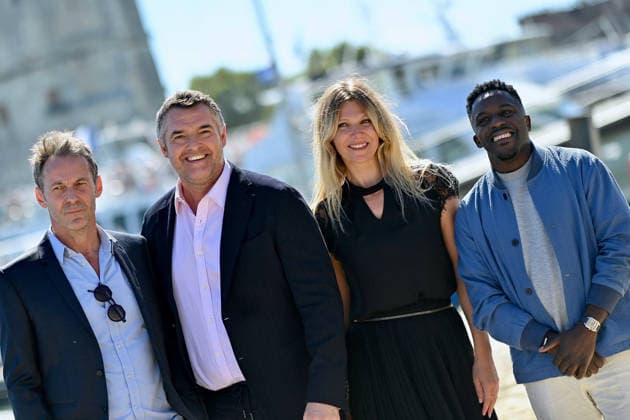 La Rochelle Triple Je Photocall FC Julien Boisselier, Arnaud Ducret, Sabrina Martello and Kody Kim attends the Triple Je Photocall at the 28th La Rochelle Fiction Festival on September 19, 2026 in La Rochelle, France..Photo by Franck Castel ABACAPRESS.COM La Rochelle  Copyright: xCastelxFranck ABACAx