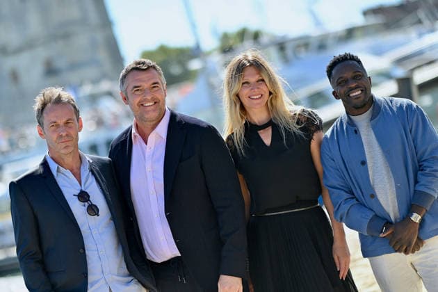 La Rochelle Triple Je Photocall FC Julien Boisselier, Arnaud Ducret, Sabrina Martello and Kody Kim attends the Triple Je Photocall at the 28th La Rochelle Fiction Festival on September 19, 2026 in La Rochelle, France..Photo by Franck Castel ABACAPRESS.COM La Rochelle  Copyright: xCastelxFranck ABACAx