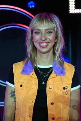 Comedienne Darina Marie is a guest on the show Ladies Night Youngstars. WDR Ladies Night Youngstars is the only German-language cabaret TV show for young talent featuring an all-female cast.