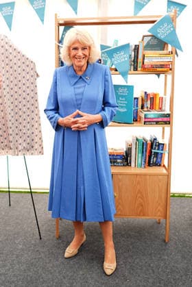 . 19 09 2026. United Kingdom. Queen Camilla attends The Queen s Reading Room Festival at Chatsworth House in Derbyshire, United Kingdom.  xPoolx xi-Imagesx IIM-27018-0001