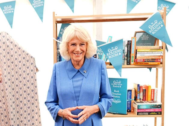 . 19 09 2026. United Kingdom. Queen Camilla attends The Queen s Reading Room Festival at Chatsworth House in Derbyshire, United Kingdom.  xPoolx xi-Imagesx IIM-27018-0002