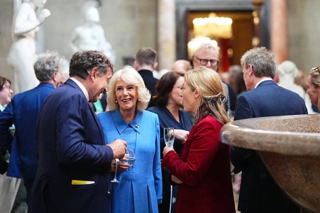 . 19 09 2026. United Kingdom. Queen Camilla attends The Queen s Reading Room Festival at Chatsworth House in Derbyshire, United Kingdom.  xPoolx xi-Imagesx IIM-27018-0013