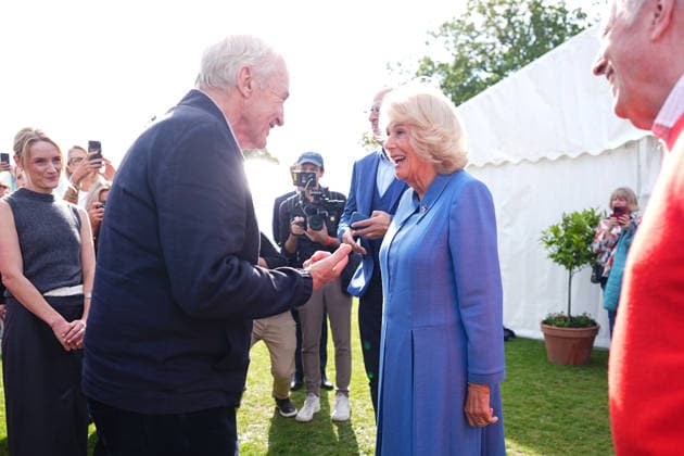 . 19 09 2026. United Kingdom. Queen Camilla attends The Queen s Reading Room Festival at Chatsworth House in Derbyshire, United Kingdom.  xPoolx xi-Imagesx IIM-27018-0017