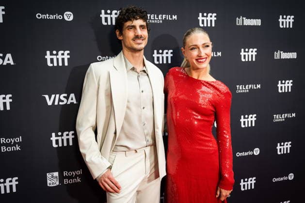 September 19, 2026, Toronto, On, Canada: Paul Poirier and Piper Gilles is pictured on the red carpet for Run Terry Run at the Toronto International Film Festival in Toronto, on Saturday, Sept. 19, 2026. Toronto Canada  - ZUMAc35_ 20260919_zaf_c35_082 Copyright: xLauraxProctorx