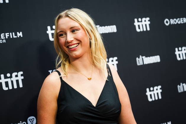 September 19, 2026, Toronto, On, Canada: Michaela Gosselin is pictured on the red carpet for Run Terry Run at the Toronto International Film Festival in Toronto, on Saturday, Sept. 19, 2026. Toronto Canada  - ZUMAc35_ 20260919_zaf_c35_095 Copyright: xLauraxProctorx
