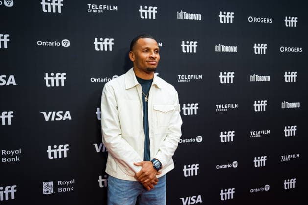 September 19, 2026, Toronto, On, Canada: Andre De Grasse is pictured on the red carpet for Run Terry Run at the Toronto International Film Festival in Toronto, on Saturday, Sept. 19, 2026. Toronto Canada  - ZUMAc35_ 20260919_zaf_c35_102 Copyright: xLauraxProctorx