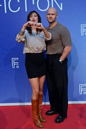 La Rochelle Closing Red Carpet FC Eleonore Bernheim and Nicolas Gob attend the Closing Red Carpet at the 28th La Rochelle Fiction Festival on September 19, 2026 in La Rochelle, France. Photo by Franck Castel ABACAPRESS.COM La Rochelle  Copyright: xCastelxFranck ABACAx
