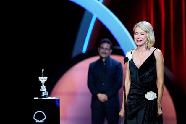 74thSan Sebastian International Film Festival: ˜Naomi Watts - Donostia Award Naomi Watts receives the Donosti Award during 74th San Sebastian International Film Festival at Kursaal Palace on September 19, 2026 in Donostia San Sebastian, Spain Photo by IMAGO MPG Donostia San Sebastian Kursaal Palace Euskadi Spain  Copyright: xMPGx