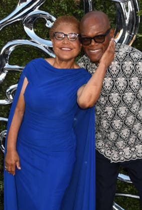 LOS ANGELES, CA - SEPTEMBER 19: Karen Bass and Samuel L. Jackson at the opening night of the Lucas Museum of Narrative Art in Los Angeles, California on September 19, 2026. Copyright: xJeffreyxMayer MediaPunchx