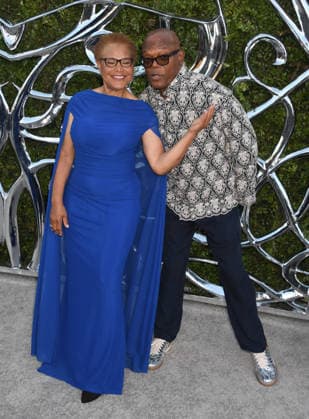 LOS ANGELES, CA - SEPTEMBER 19: Karen Bass and Samuel L. Jackson at the opening night of the Lucas Museum of Narrative Art in Los Angeles, California on September 19, 2026. Copyright: xJeffreyxMayer MediaPunchx