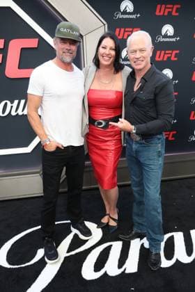 Los Angeles CA Sept 19 : Josh Duhamel, Audra Mari & Neal McDonough at The UFC 331 Van vs Pantoja 2 Event on September 19, 2026 Credit: USA  - ZUMAa123 20260919_zaa_a123_086 Copyright: xAdMediax