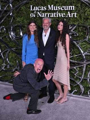 Lucas Museum of Narrative Art Opening Night Flea, Michelle Alves, Guy Oseary and Mia Oseary arriving at the Lucas Museum of Narrative Art opening night held at the Lucas Museum of Narrative Art in Los Angeles, Ca. on September 19, 2026. Los Angeles Lucas Museum of Narrative Art California USA Copyright: xStarbuck xAFF-USA.COMx