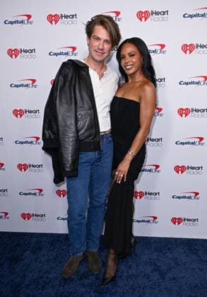 iHeartRadio Music Festival, night 2 Arrivals for the iHeartRadio Music Festival, night 2 at T-Mobile arena. 19 Sep 2026 Pictured: Taylor Hanson (L) and Britt Stewart.  Copyright: xThexMegaxAgencyxMBS MEGAx