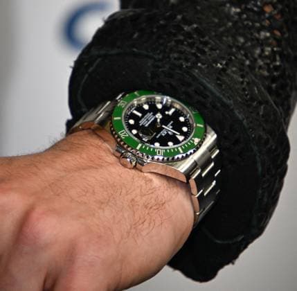 iHeartRadio Music Festival, night 2 Arrivals for the iHeartRadio Music Festival, night 2 at T-Mobile arena. 19 Sep 2026 Pictured: Benson Boone, watch detail.  Copyright: xThexMegaxAgencyxMBS MEGAx