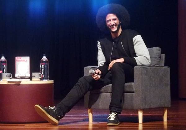RECORD DATE NOT STATED Colin Kaepernick at in-store appearance for Colin Kaepernick Memoir THE PERILOUS FIGHT Book Launch Celebration, Morehouse College, Atlanta, GA, September 19, 2026. Photo By: Derek Storm Everett Collection Colin Kaepernick Memoir THE PERILOUS FIGHT Book Launch Celebration PUBLICATIONXNOTxINxCANxCHNxFRAxITAxJPNxNORxPOLxRUSxESPxUKxUSA