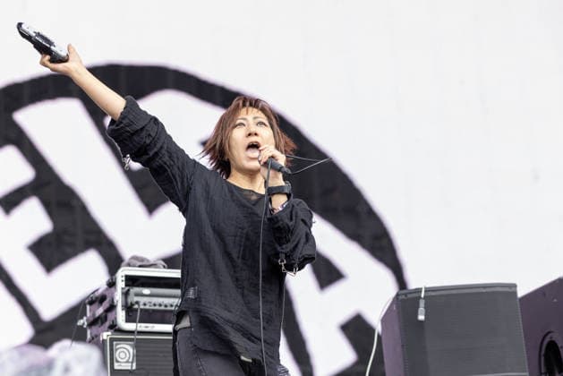 September 19, 2026, Chicago, Illinois, USA: YASUKO ONUKI of Japanese rock band Melt-Banana during Riot Fest Music Festival in Chicago, Illinois Chicago USA  - ZUMAs135 20260919_zap_s135_025 Copyright: xDanielxDeSloverx