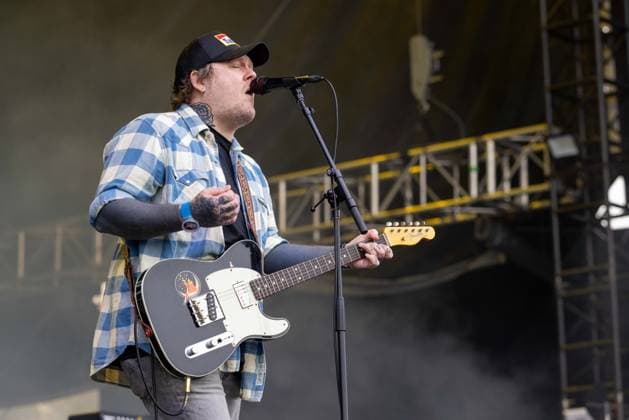 September 19, 2026, Chicago, Illinois, USA: Musician BRIAN FALLON during Riot Fest Music Festival in Chicago, Illinois Chicago USA  - ZUMAs135 20260919_zap_s135_042 Copyright: xDanielxDeSloverx