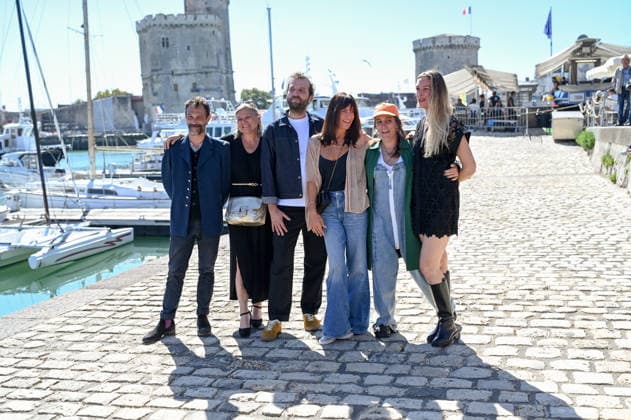 La Rochelle TV Fiction Festival 2026 Photocall September 19 La Rochelle TV Fiction Festival 28th edition of the La Rochelle TV Fiction Festival Photocall for Rodeo a Ker Lanneg featuring Zeugma, Anne Binet, Mathieu Alexandre, Anne Caillon, Elsa Foucaud, and Maud Ribleur 459780 September 19, 2026 France  Copyright: xBarbaraxNeymanx xStarfacex STAR_459780_662