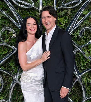 Katy Perry and former Prime Minister of Canada Justin Trudeau attend the Lucas Museum of Narrative Art opening night at Exposition Park in Los Angeles on Saturday, September 19, 2026.  LAP2026091901 JIMxRUYMEN