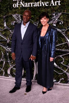 September 19, 2026, Los Angeles, California, USA: (L-R) Corey Gamble and Kris Jenner at the Lucas Museum of Narrative Art Opening Night at the Lucas Museum of Narrative Art on Saturday September 19, 2026 in Los Angeles, California. BURT HARRIS BNS PI Los Angeles USA  - ZUMAp124 20260919_zaa_p124_006 Copyright: xBurtxHarrisx