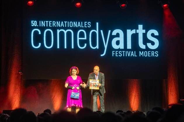 50 Years of Comedy Arts, Gala at the Enni Eventhalle ** FOR EDITORIAL PURPOSES ONLY ** EDITORIAL USE ONLY ** p Performers and audience members will gather on September 19, 2026, at the Enni Event Hall in Moers, and the hosting duo Diagonal—featuring Branka B and Roger Holger Ehrich—will guide the Copyright: ArnulfxStoffel doc87oimjvvo0okx7mu1fxb ,EDITORIAL USE ONLY Copyright: ArnulfxStoffel