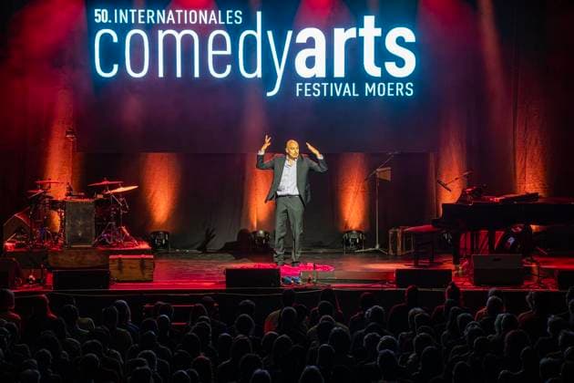 50 Years of Comedy Arts, Gala at the Enni Event Hall ** FOR EDITORIAL PURPOSES ONLY ** EDITORIAL USE ONLY ** p Performers and audience members will gather on September 19, 2026, at the Enni Event Hall in Moers, and the hosts, Duo Diagonal—Branka B and Roger Holger Ehrich—will guide the audience th Copyright: ArnulfxStoffel doc87oimn90v1t19rdaf1fxb ,EDITORIAL USE ONLY Copyright: ArnulfxStoffel