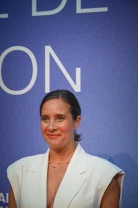 La Rochelle TV Fiction Festival 2026 Red Carpet, September 19, 28th La Rochelle TV Fiction Festival 28th edition of the La Rochelle TV Fiction Festival Closing photocall Julie de Bonat 459787 2026 09 19 France  Copyright: xBarbaraxNeymanx xStarfacex STAR_459787_020