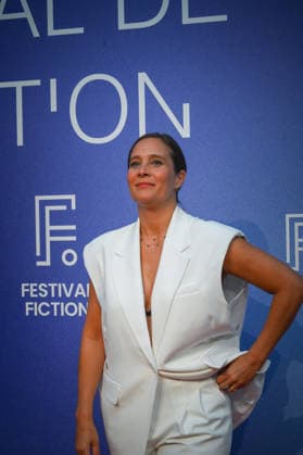 La Rochelle TV Fiction Festival 2026 Red Carpet, September 19, 28th La Rochelle TV Fiction Festival 28th edition of the La Rochelle TV Fiction Festival Closing photocall Julie de Bonat 459787 2026 09 19 France  Copyright: xBarbaraxNeymanx xStarfacex STAR_459787_021