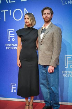La Rochelle TV Fiction Festival 2026 Red Carpet on September 19, 28th La Rochelle TV Fiction Festival 28th edition of the La Rochelle TV Fiction Festival Closing photocall for the festival Laurence Arné, Pablo Pauly 459787 2026 09 19 France  Copyright: xBarbaraxNeymanx xStarfacex STAR_459787_050