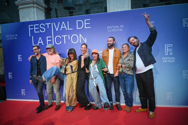 La Rochelle TV Fiction Festival 2026 Red Carpet on September 19, 28th La Rochelle TV Fiction Festival 28th edition of the La Rochelle TV Fiction Festival Closing photocall Anne Caillon, Jo Zeugma, Annet Binet, Mathieu Alexandre, Elsa Foucaud, Maud Ribleur 459787 September 19, 2026 France  Copyright: xBarbaraxNeymanx xStarfacex STAR_459787_094
