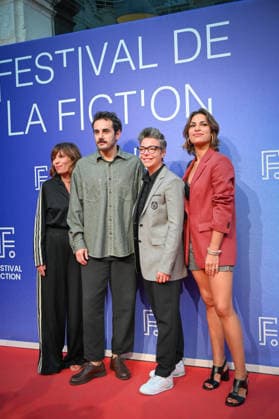 La Rochelle TV Fiction Festival 2026 Red Carpet on September 19, 28th La Rochelle TV Fiction Festival 28th edition of the La Rochelle TV Fiction Festival Closing photocall Roxane Turmel, Bertrand Goncalves, Laetitia Vercken, Noemie Lefort 459787 September 19, 2026 France  Copyright: xBarbaraxNeymanx xStarfacex STAR_459787_104