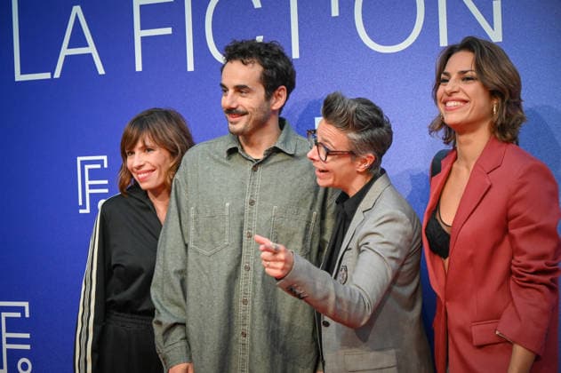 La Rochelle TV Fiction Festival 2026 Red Carpet on September 19, 28th La Rochelle TV Fiction Festival 28th edition of the La Rochelle TV Fiction Festival Closing photocall Roxane Turmel, Bertrand Goncalves, Laetitia Vercken, Noemie Lefort 459787 September 19, 2026 France  Copyright: xBarbaraxNeymanx xStarfacex STAR_459787_105